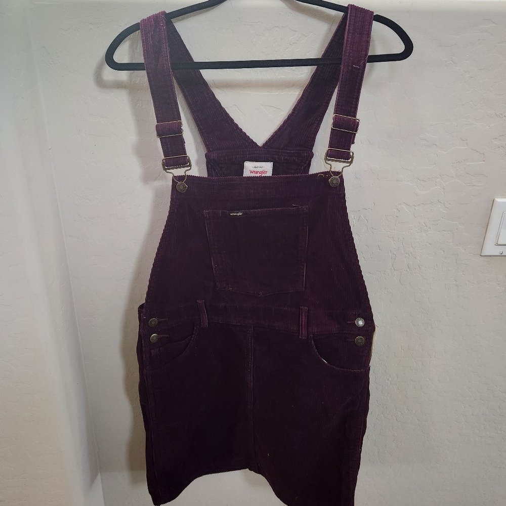 Wrangler Corduroy Maroon/Purple Dress/Jumper. NWT. Size Medium